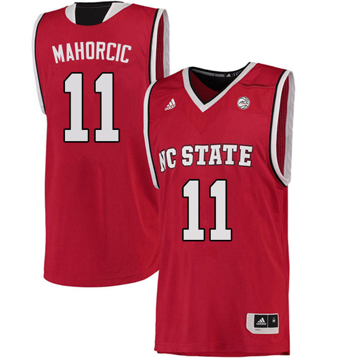 Men #11 Dusan Mahorcic NC State Wolfpack College Basketball Jerseys Sale-Red - Click Image to Close